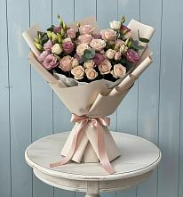 Букет цветов из:  Розы и Лизиантусы #REPLACE_PRED# Айдарово