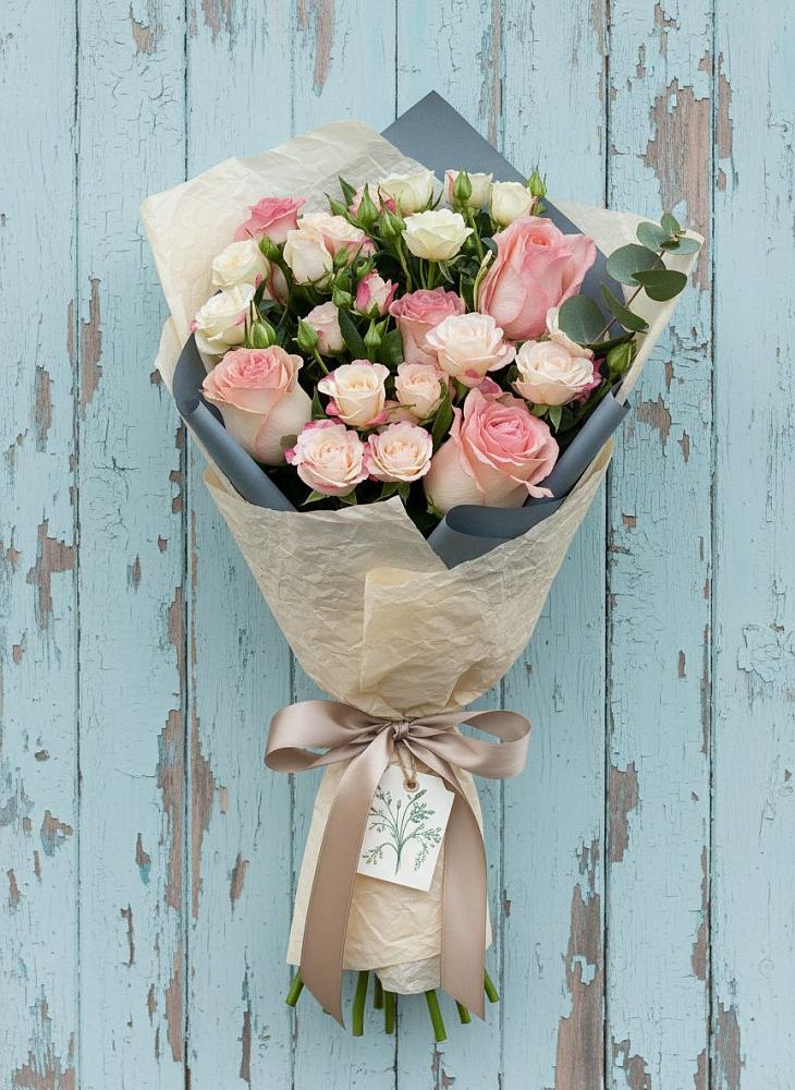 Букет цветов из: Розы в Айдарово