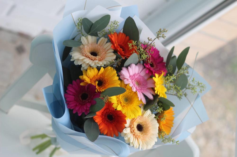 Букет цветов из: Герберы в Айдарово