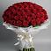 Букет 101 Красная роза Блэк Мэджик в Айдарово