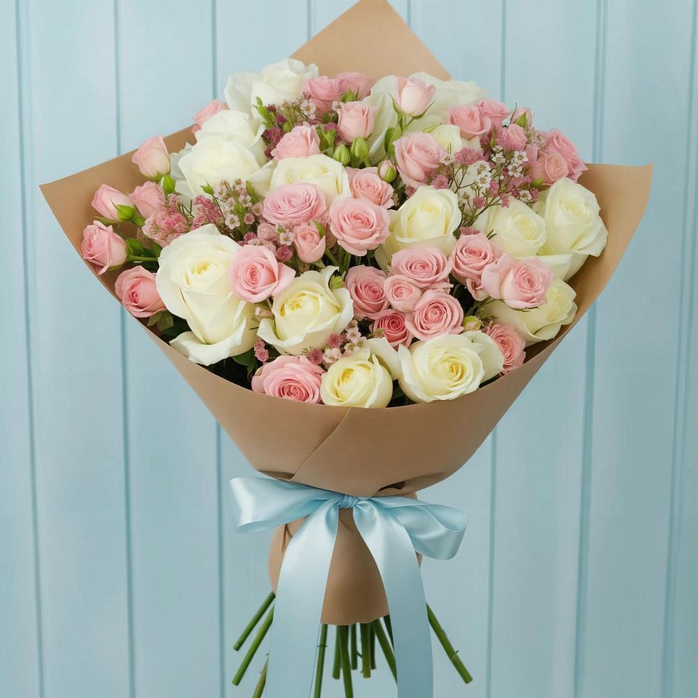 Букет цветов из: Розы в Айдарово