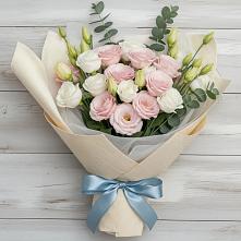 Букет цветов из:  Лизиантусы в Айдарово