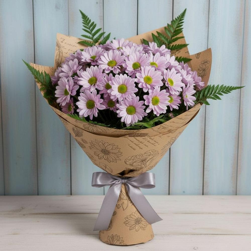 Букет цветов из: Хризантемы в Айдарово