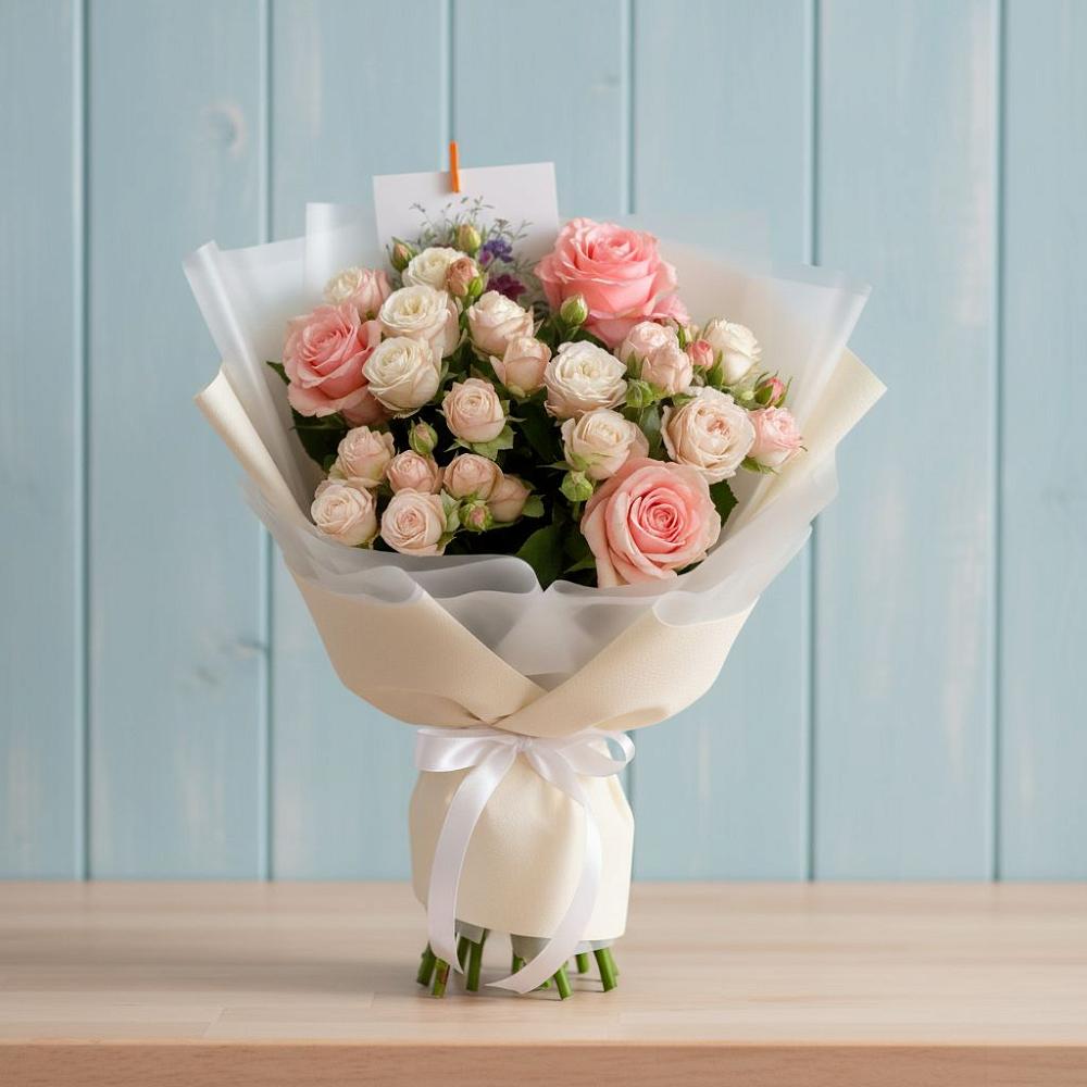 Букет цветов из: Розы в Айдарово