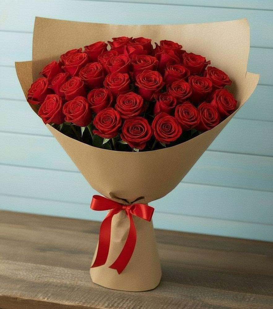 Букет Красные розы Милано в Айдарово