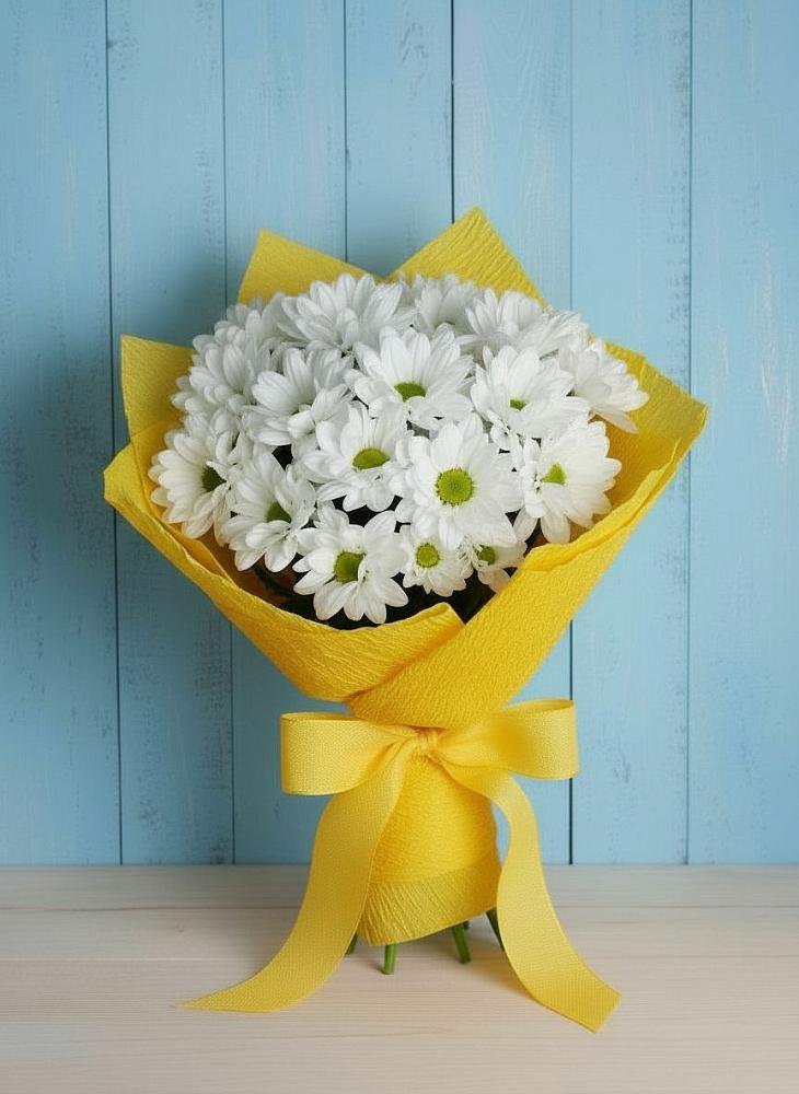 Букет цветов из: Хризантемы в Айдарово