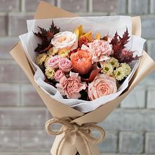 Букет цветов из:  Гвоздики, Хризантемы и Розы в Айдарово