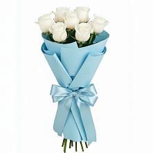 Букет 7 белых роз Проуд #REPLACE_PRED# Айдарово