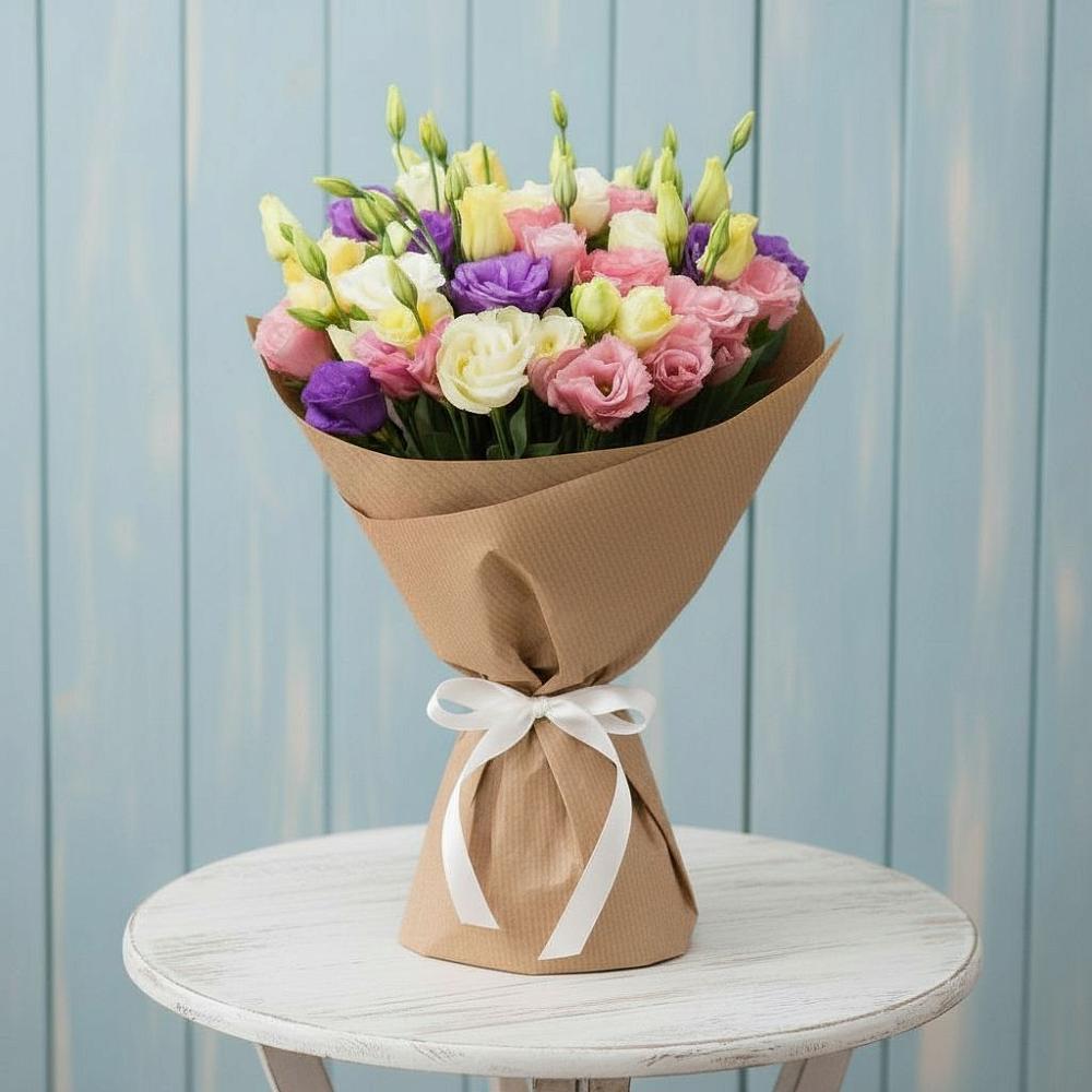 Букет цветов из: Лизиантусы в Айдарово