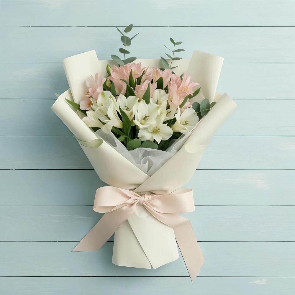 Букет цветов из: Альстромерии в Айдарово