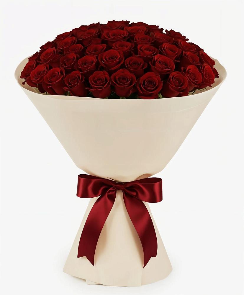 Букет 101 Бордовая роза Блэк Бакарра в Айдарово