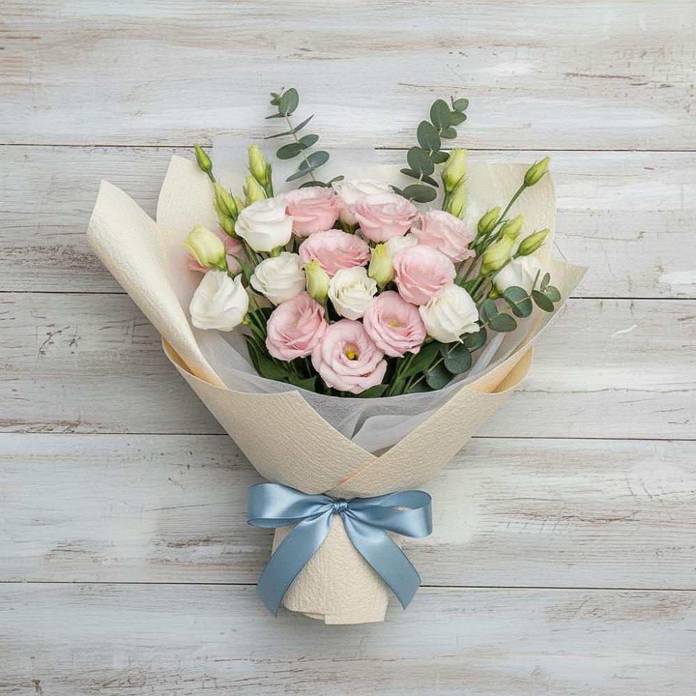 Букет цветов из: Лизиантусы в Айдарово